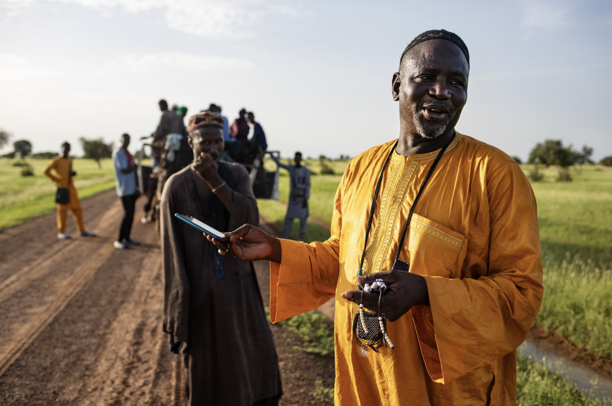 In the middle of the Senegalese bush, phones are everywhere, even if the network isn't.